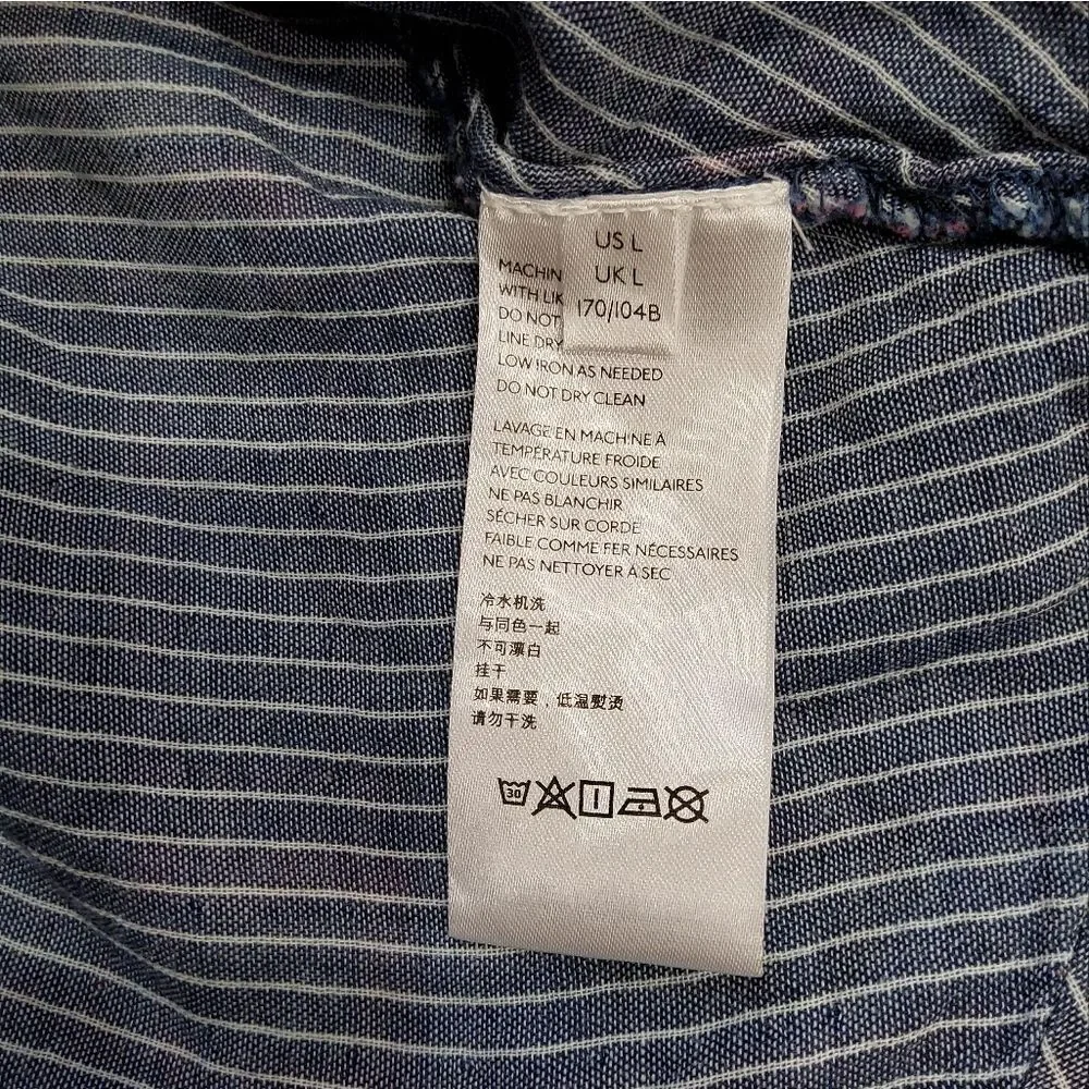 Free People Seeking Starlight Plaid Button Down Size L